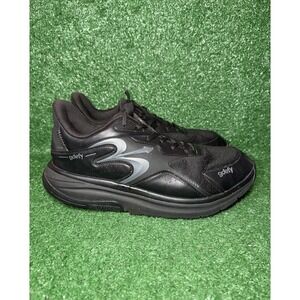 Gravity Defyer G-Defy Energiya Men Size 14 Black Comfort Orthopedic Shoe Sneaker